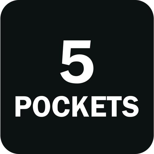 5 pockets