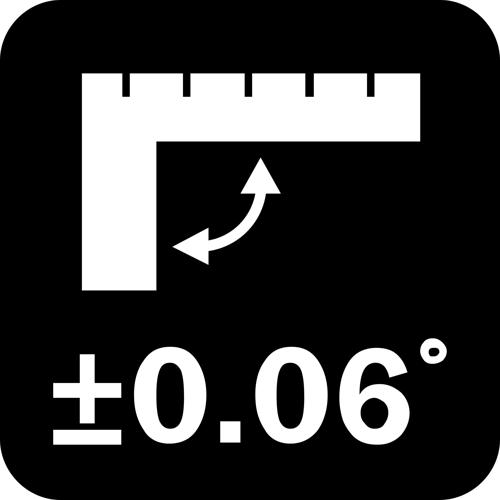 Toleranssi +/-0.06 astetta