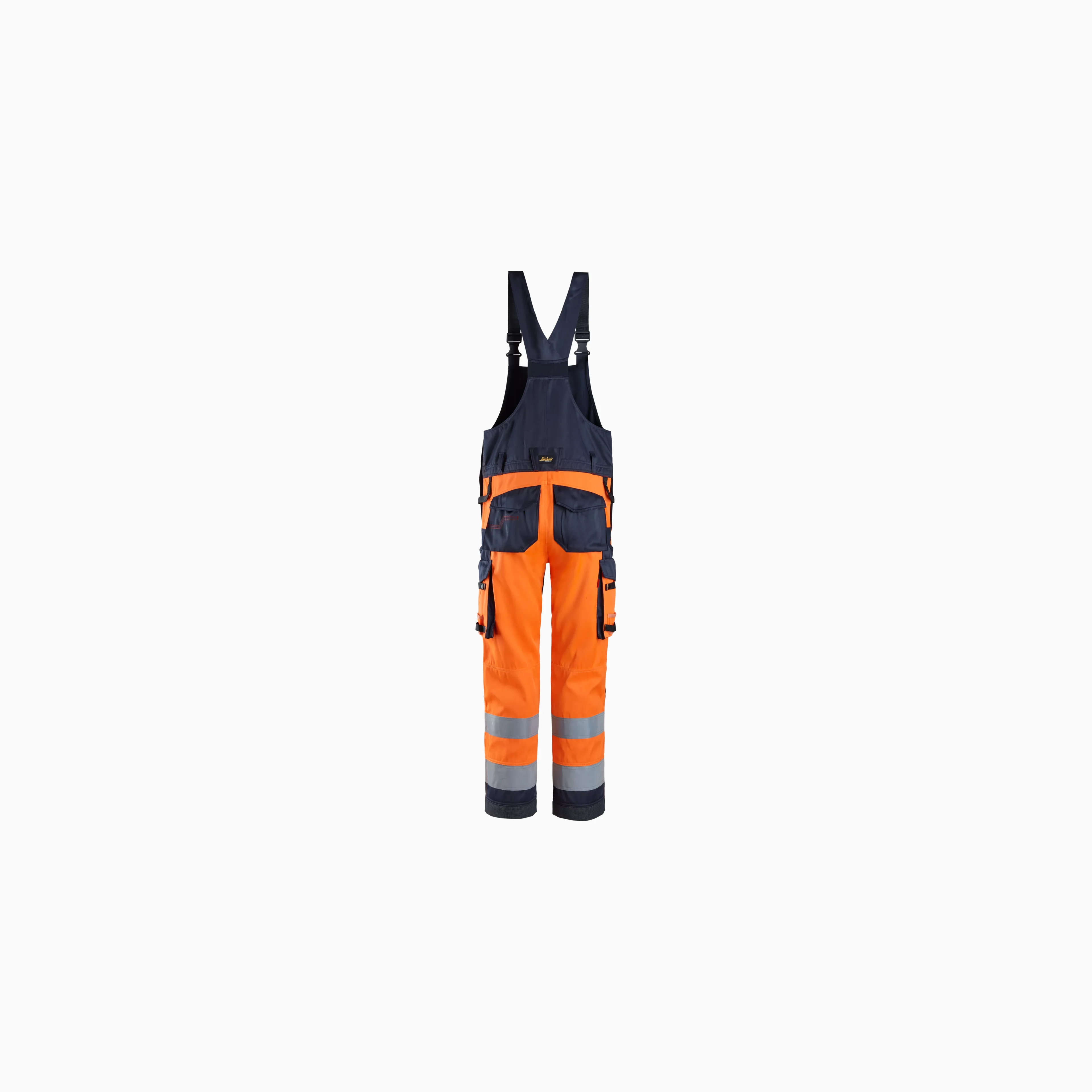 ProtecWork, Bib & Brace Trousers, High-Vis Class 2 - 6064
