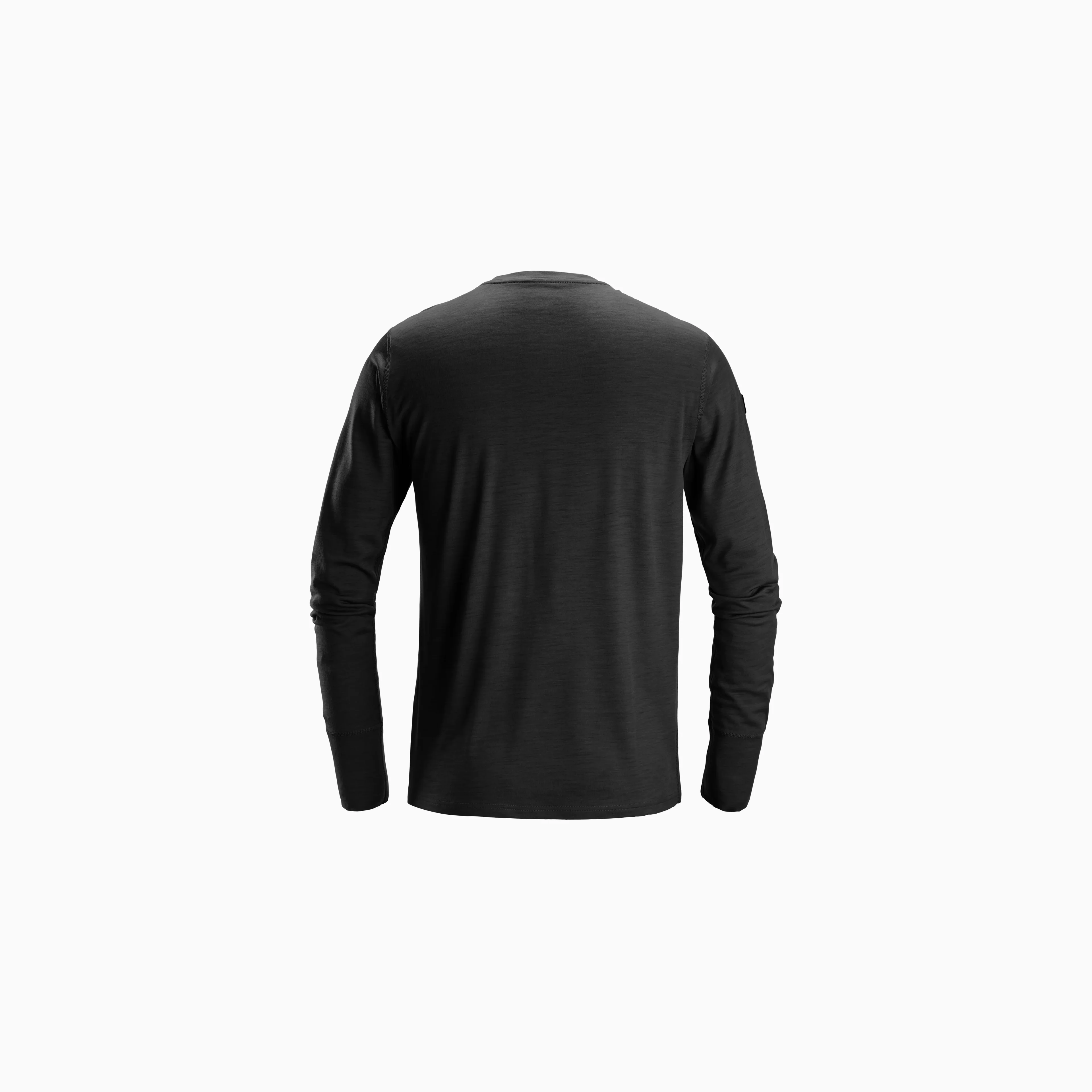 VC SYSTEM LONG TEE Sサイズ 黒 Wool Long Sleeve T-shirt - 2451