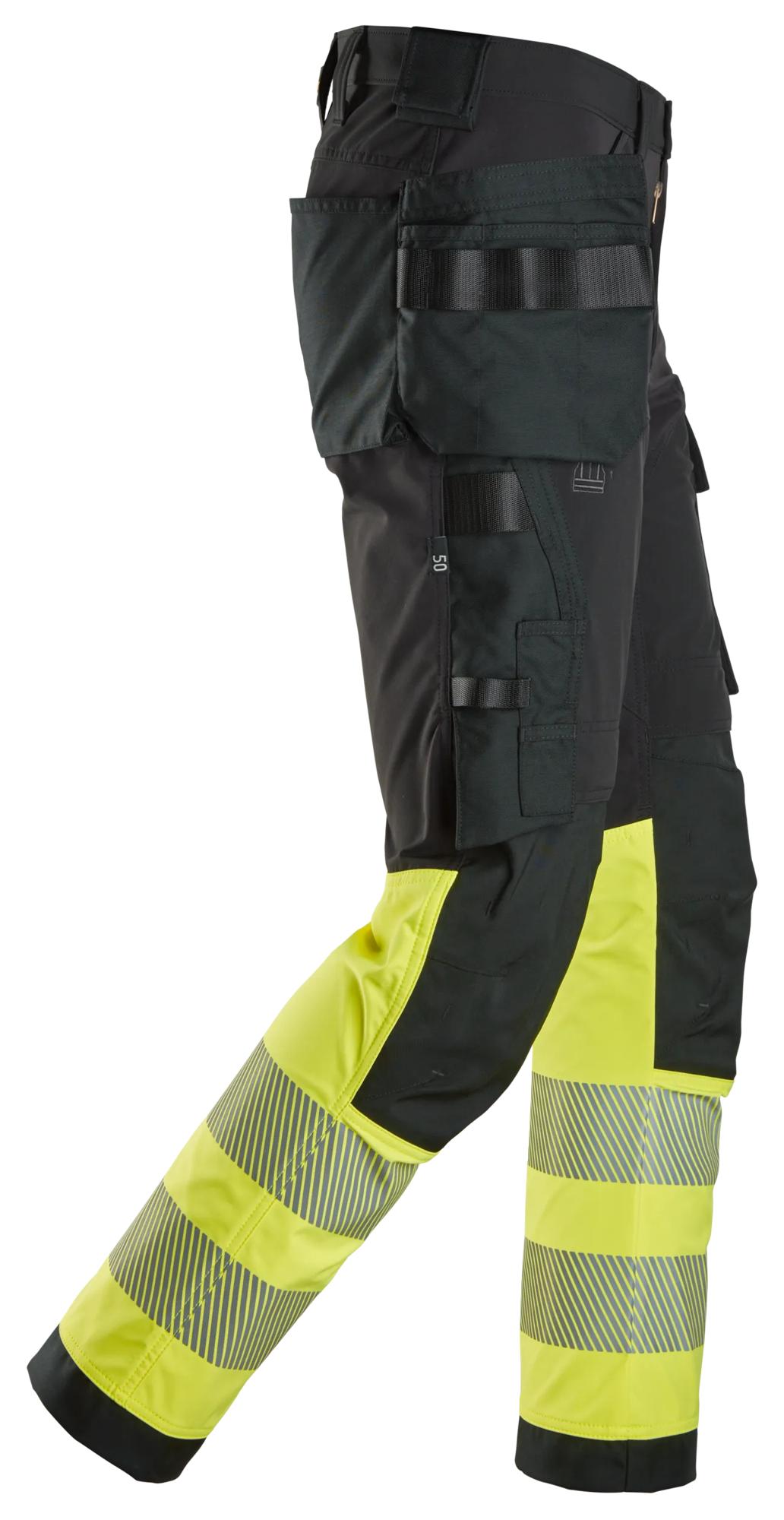 High-Vis, 4-Way Stretch Trousers Holster Pockets Class 1 - 6231