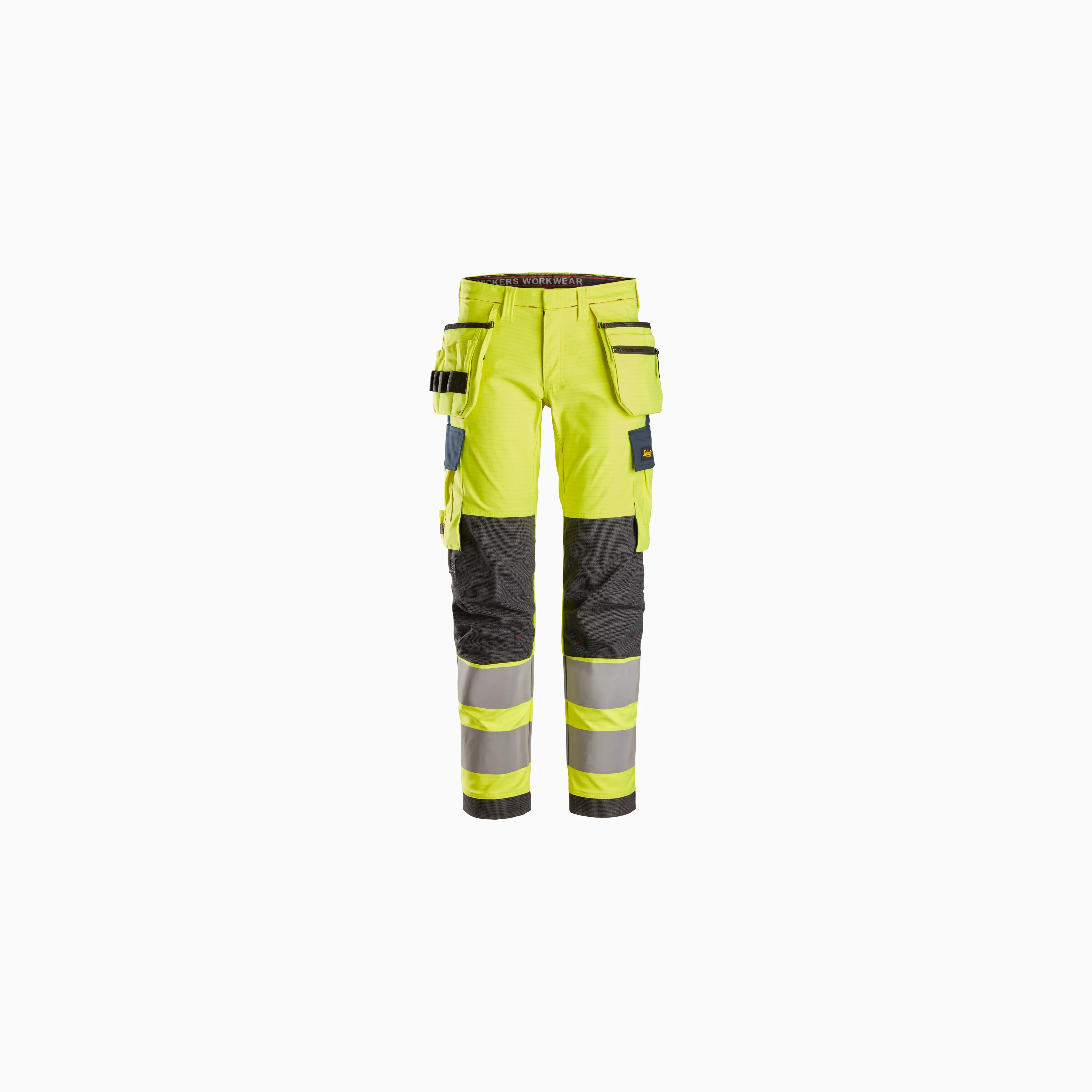 ProtecWork, Stretch Work Trousers Holster Pockets, High-Vis Class