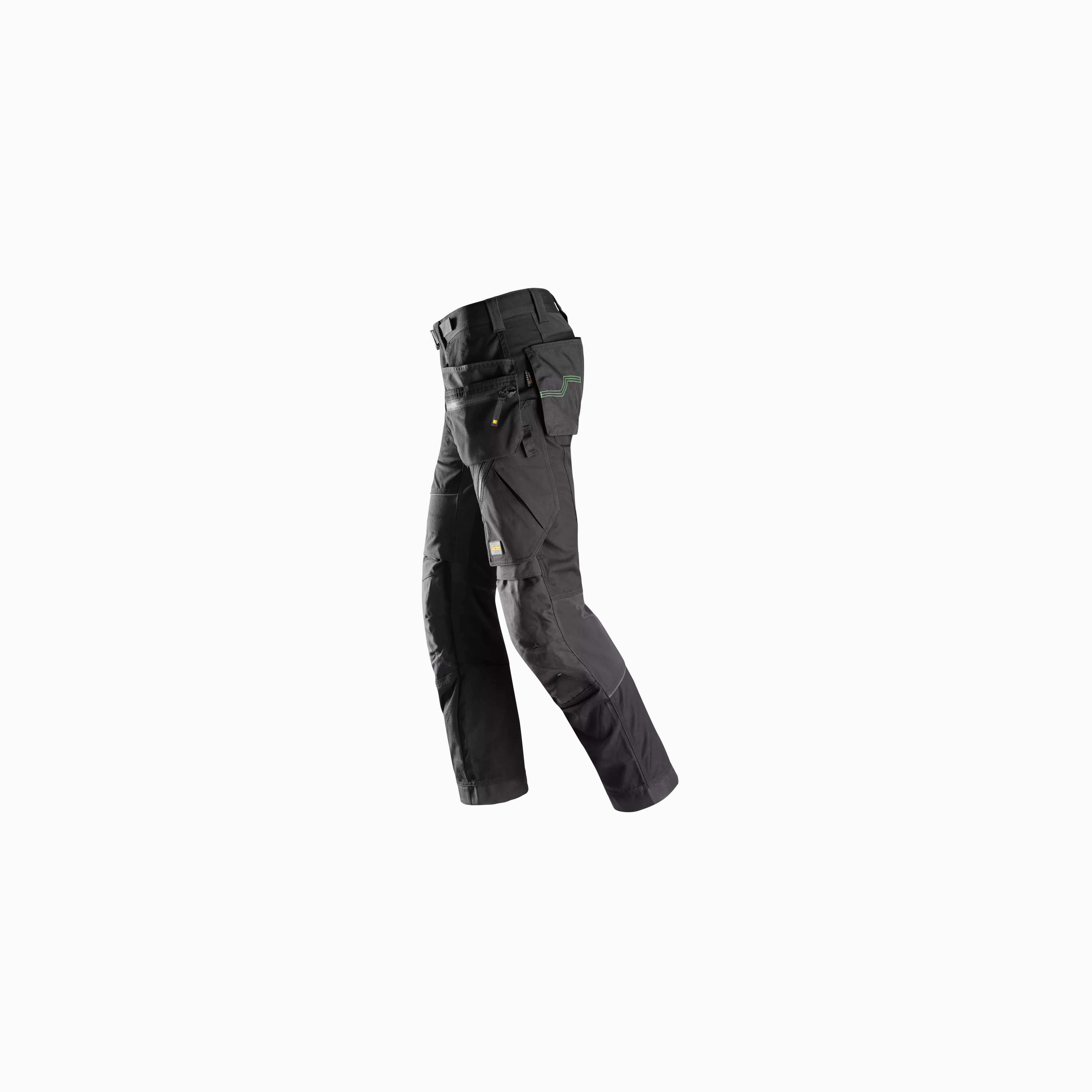 Pantaloni da lavoro corti SNICKERS Rip-Stop 3123 Khaki/nero - taglia 44
