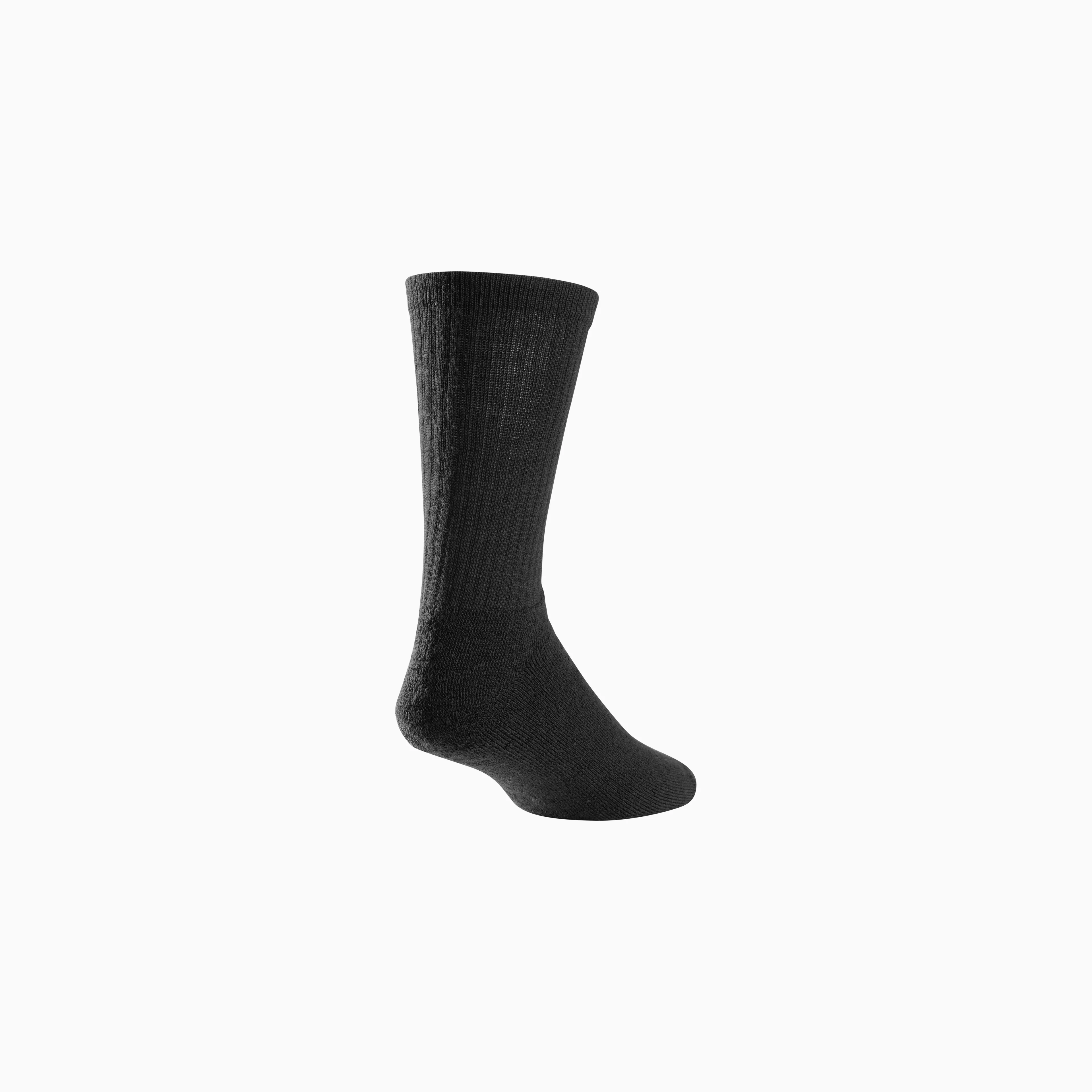 Calzini Invernali In Lana Con Suola Antiscivolo ABS, 1 Paio, Morbido Interno In Spugna, Unisex, Taglia 43-46, Nero Mélange