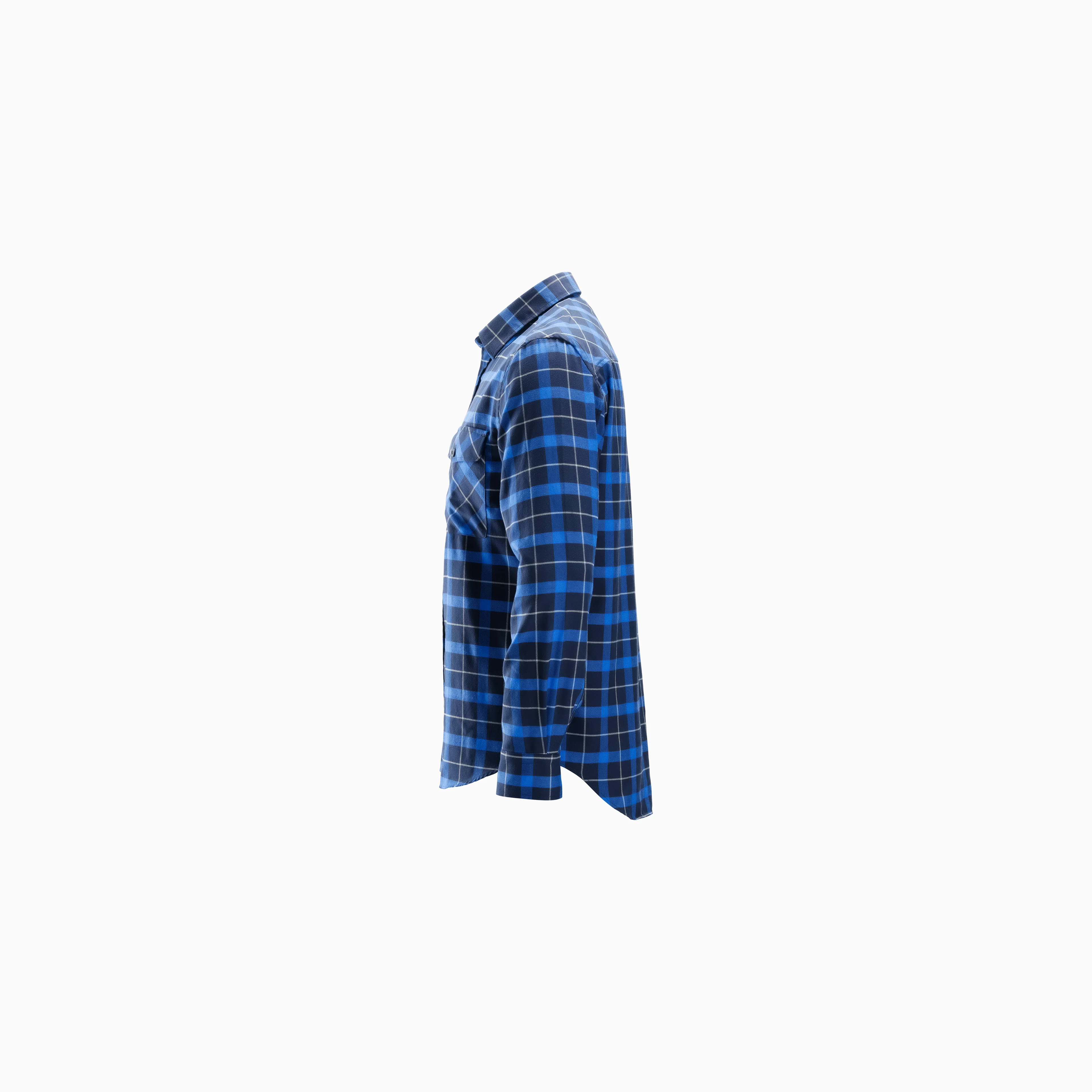 Chemise Homme Mountain Hardwear à Carreaux Bleus – Manches Longues, Réversible, Taille L