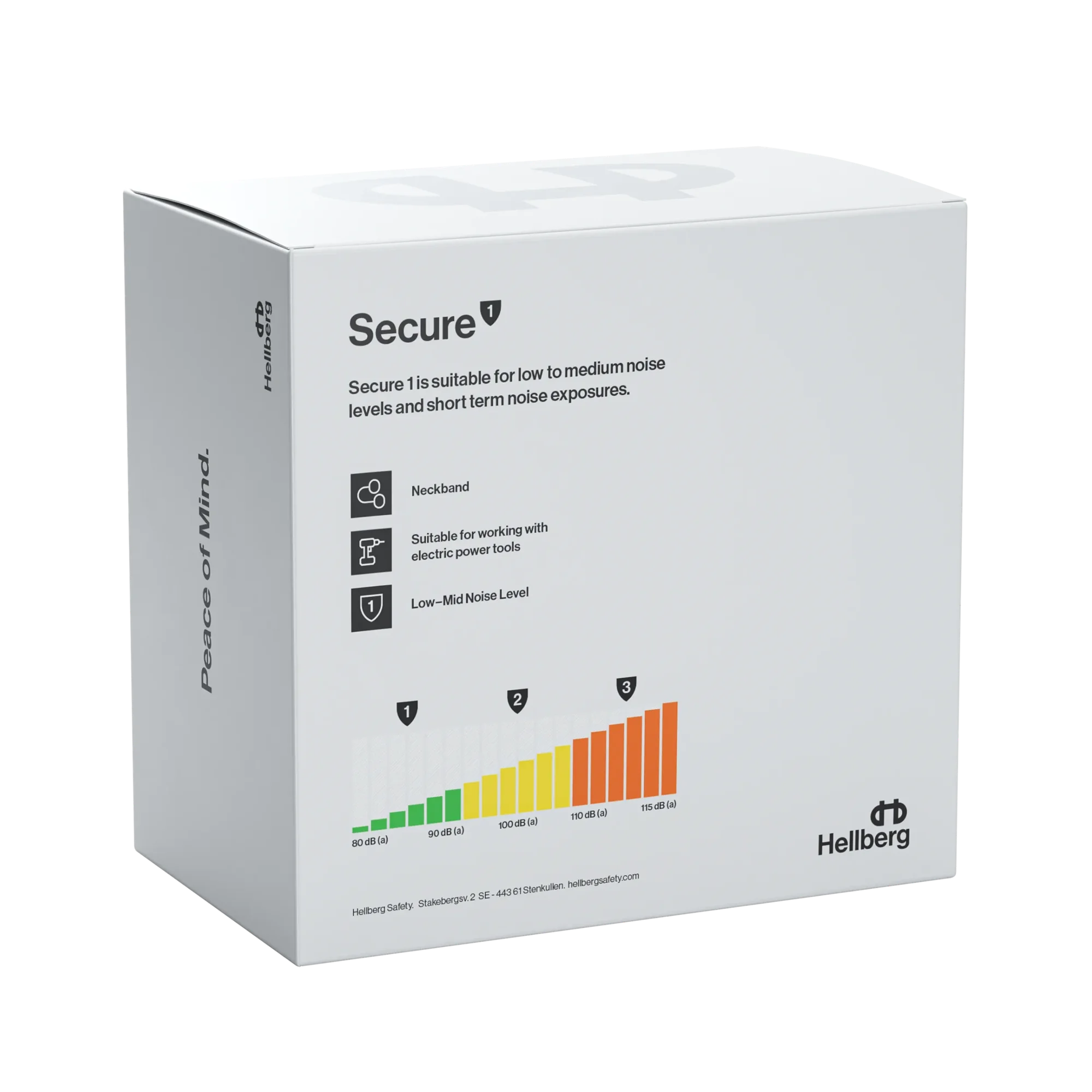 BEAR db EARページ no.1 Secure 1 Neckband – Hellberg Safety