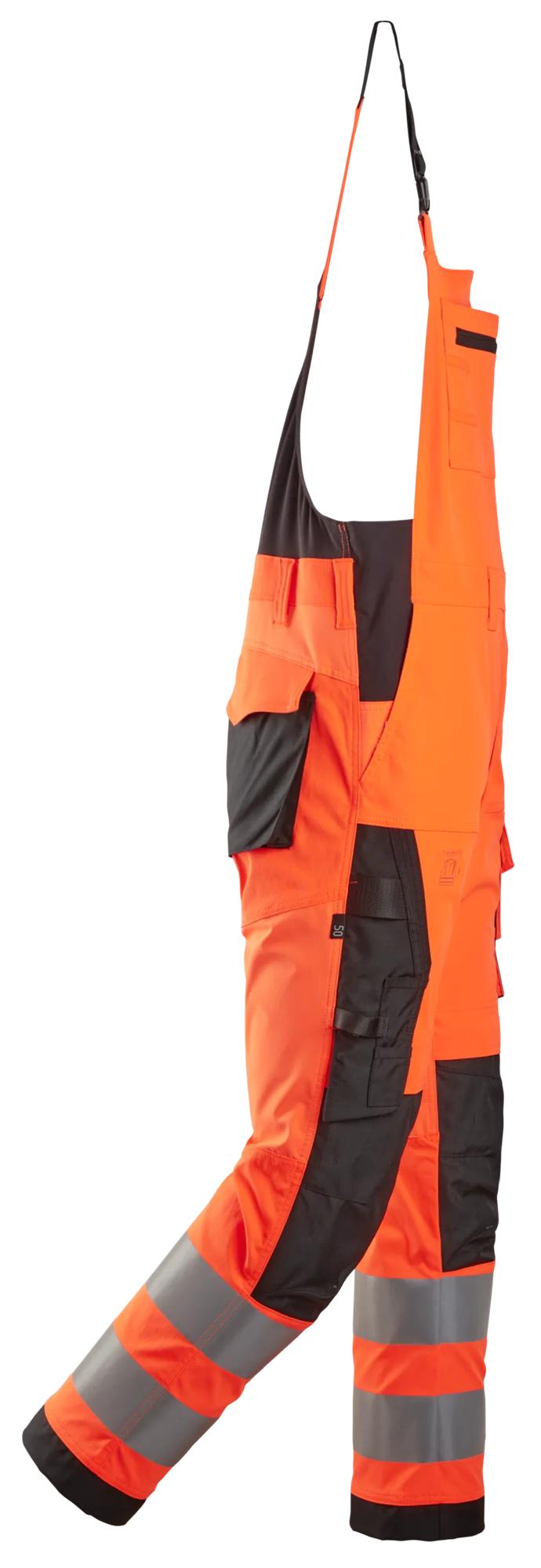 High-Vis, Bib & Brace Trousers Class 2 - 6043
