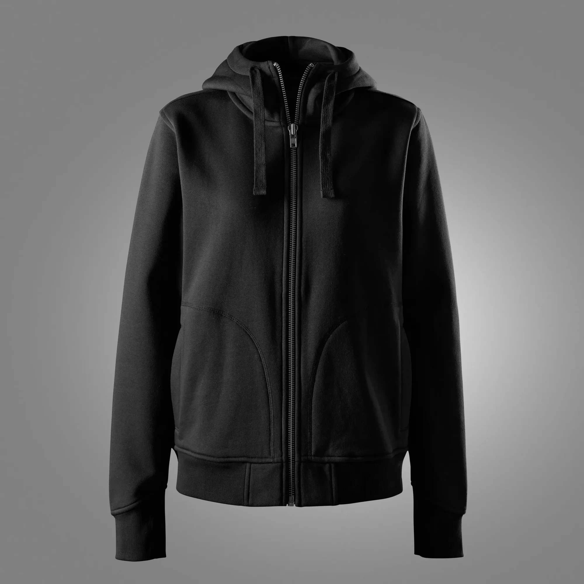 Women's Heavy Sweatshirt Full Zip Hoodie - 2047