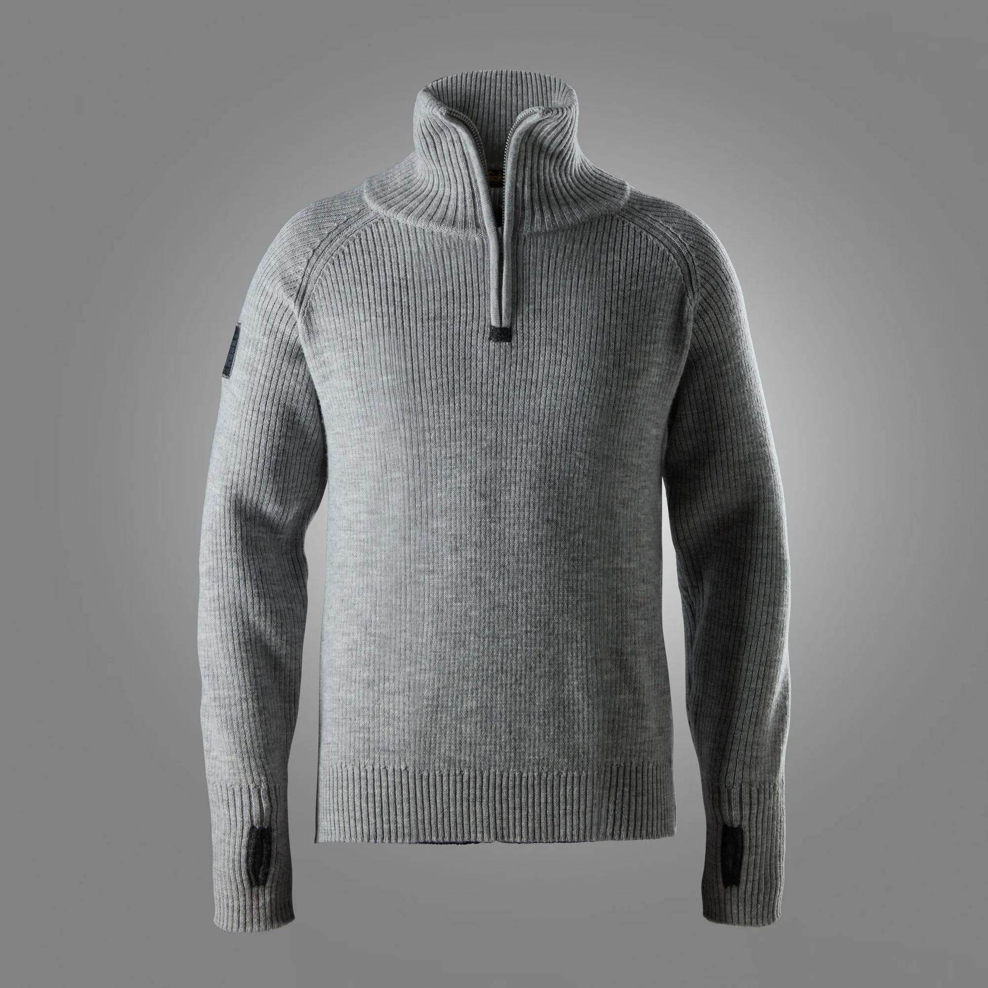 ニット ½ - Zip Wool Sweater - 2905