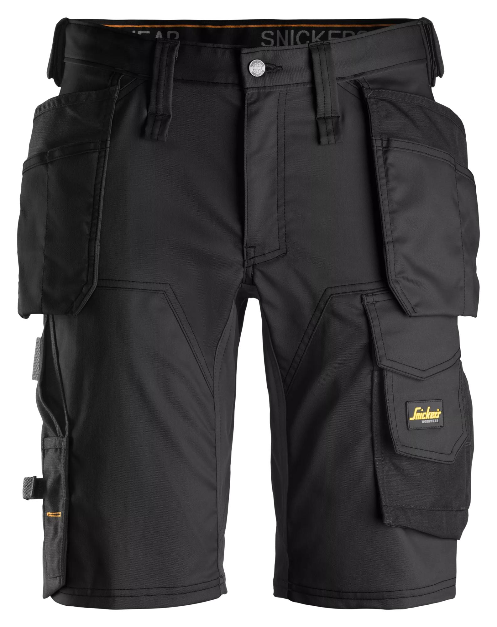 パンツ Sasquatchfabrix./NYLON ALL IN ONE BLACK Stretch Shorts Holster Pockets - 6141