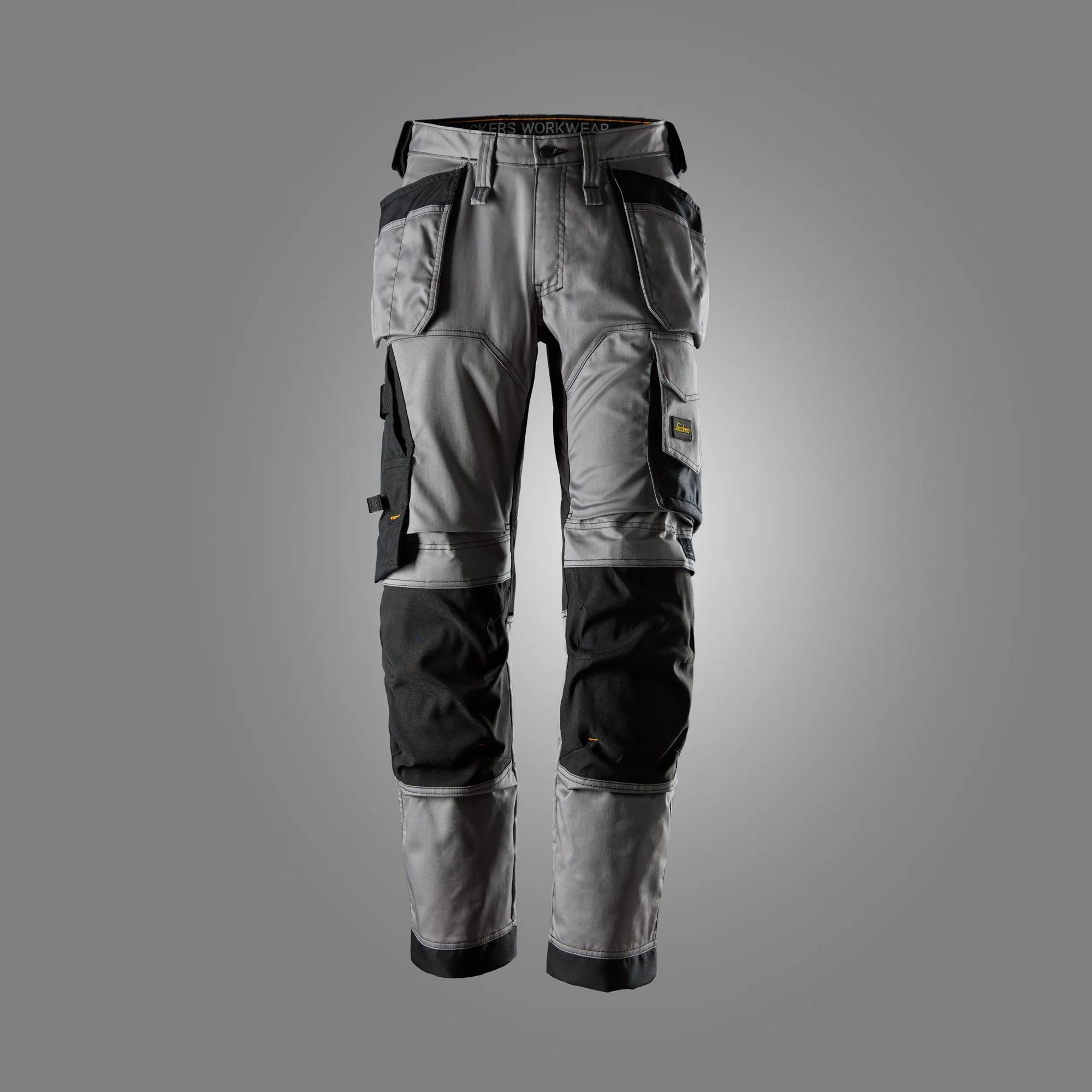 Stretch Loose Fit Work Trousers Holster Pockets - 6251